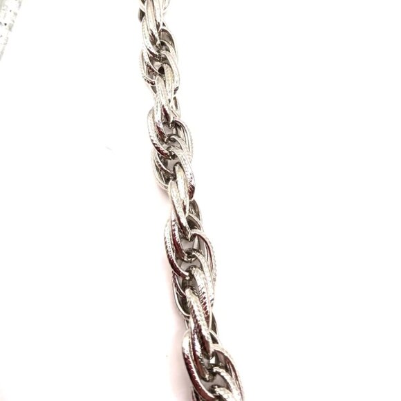 Single Layer Heavy Chainmail Pants Or Wallet Siver Tone Chain 35" - Picture 3 of 10